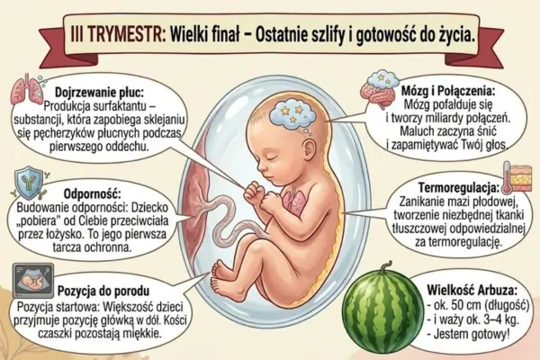 III 3 trymestr Rozwój płodu w trzecim trymestrze - Wielki finał!